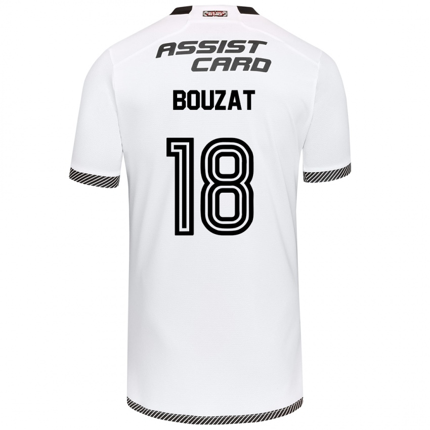 Criança Camisola Agustín Bouzat #18 Branco Preto Principal 2024/25 Camisa