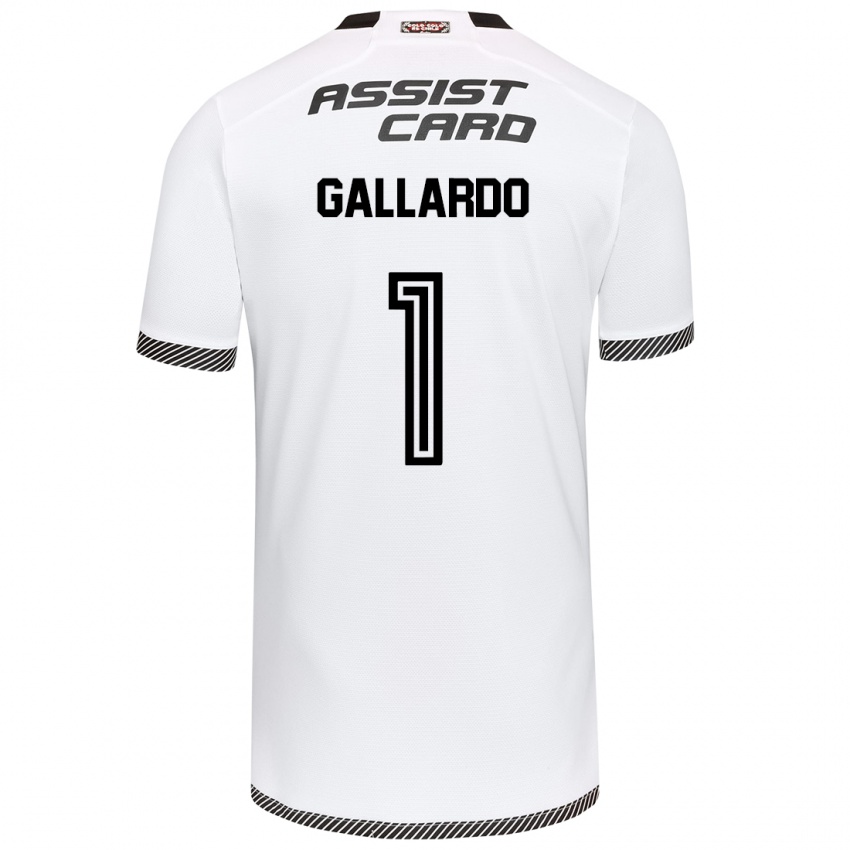 Criança Camisola Alexia Gallardo #1 Branco Preto Principal 2024/25 Camisa