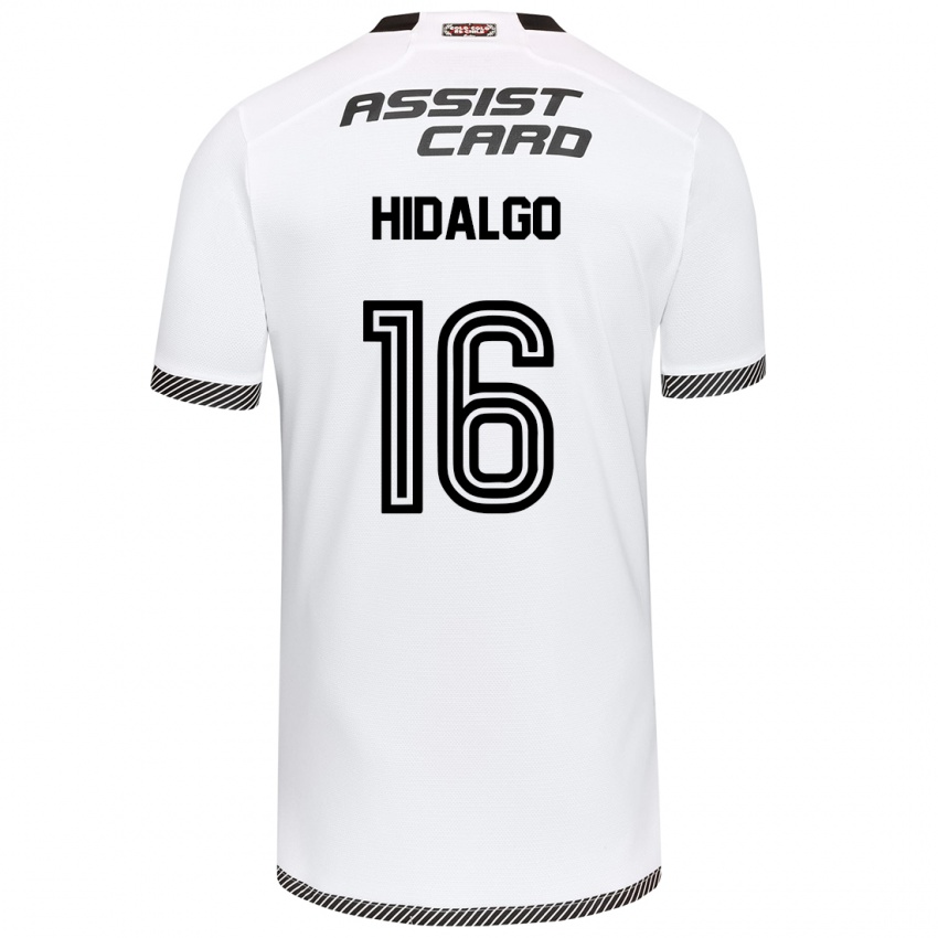 Criança Camisola Fernanda Hidalgo #16 Branco Preto Principal 2024/25 Camisa