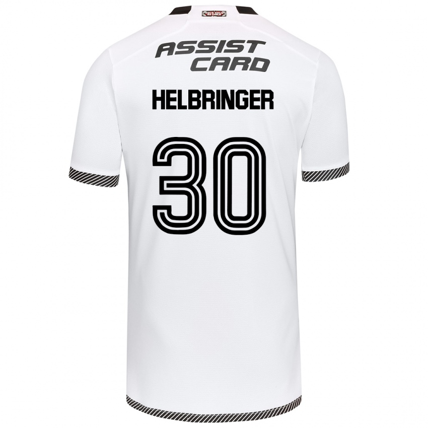 Criança Camisola Aixa Helbringer #30 Branco Preto Principal 2024/25 Camisa