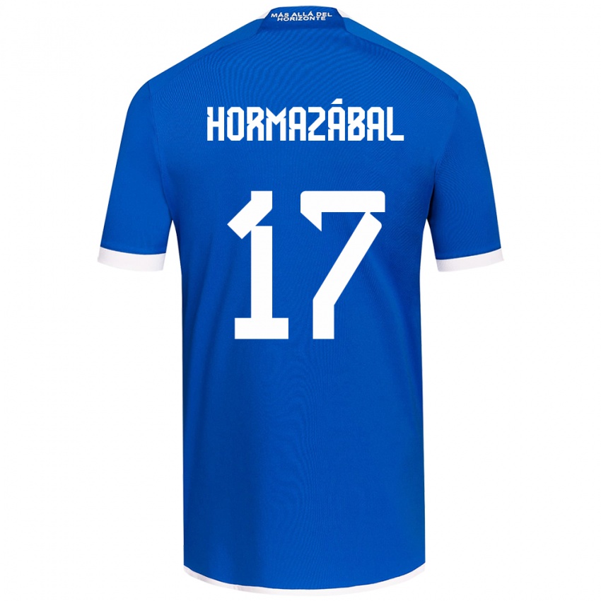 Criança Camisola Fabián Hormazábal #17 Branco Azulado Principal 2024/25 Camisa