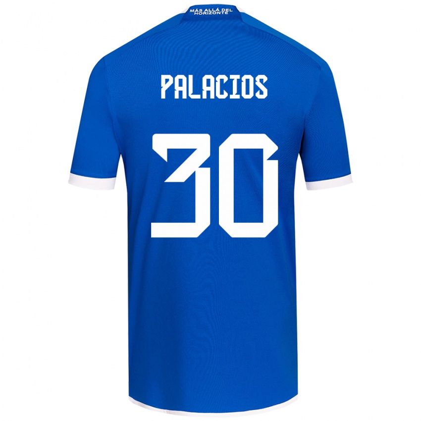 Criança Camisola Cristian Palacios #30 Branco Azulado Principal 2024/25 Camisa