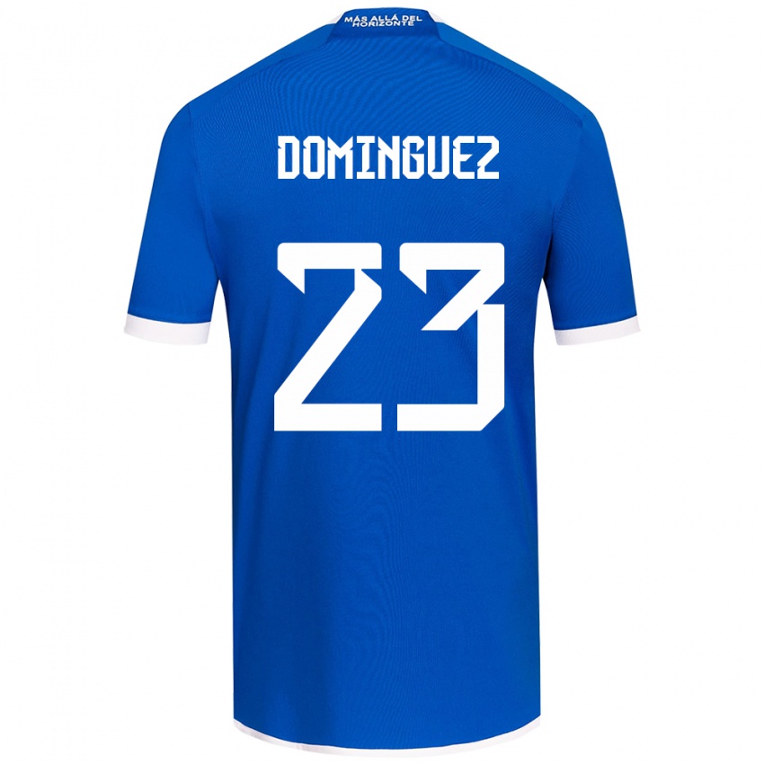 Criança Camisola Nery Domínguez #23 Branco Azulado Principal 2024/25 Camisa