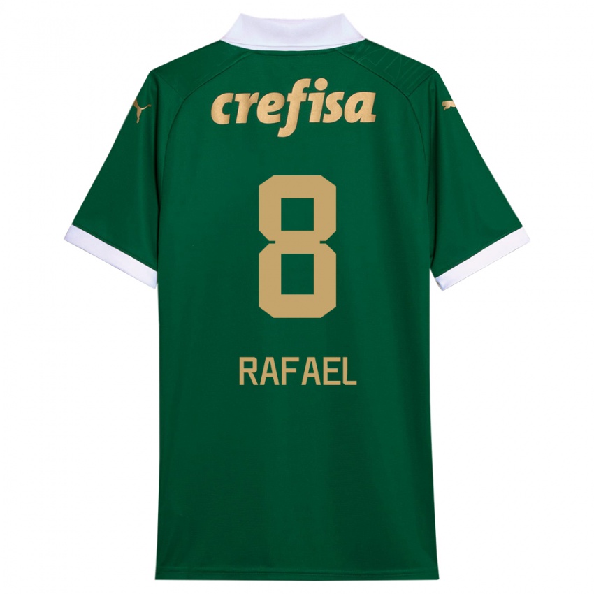 Criança Camisola Ze Rafael #8 Verde Branco Principal 2024/25 Camisa