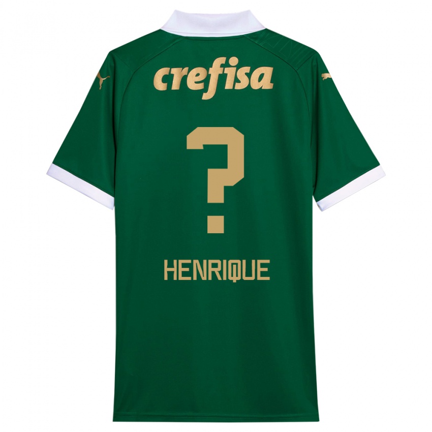 Criança Camisola Zé Henrique #0 Verde Branco Principal 2024/25 Camisa