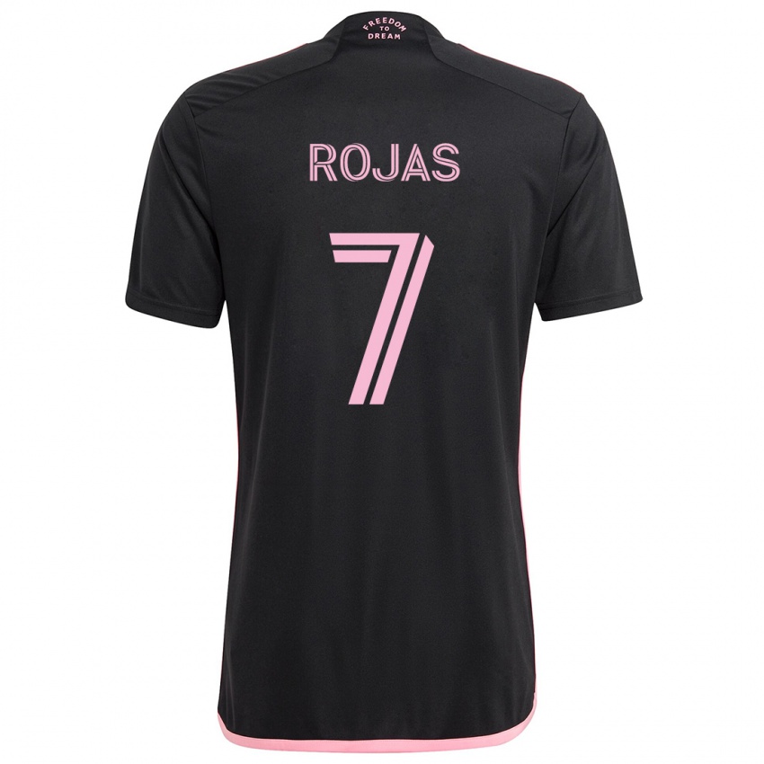 Criança Camisola Matías Rojas #7 Preto Alternativa 2024/25 Camisa