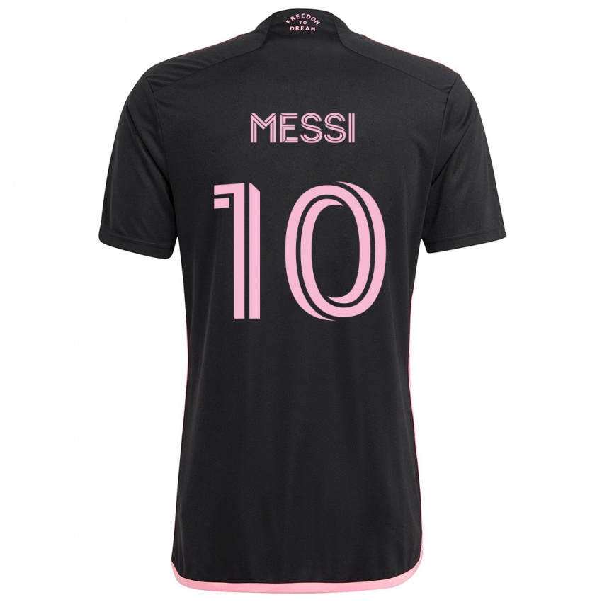 Criança Camisola Lionel Messi #10 Preto Alternativa 2024/25 Camisa