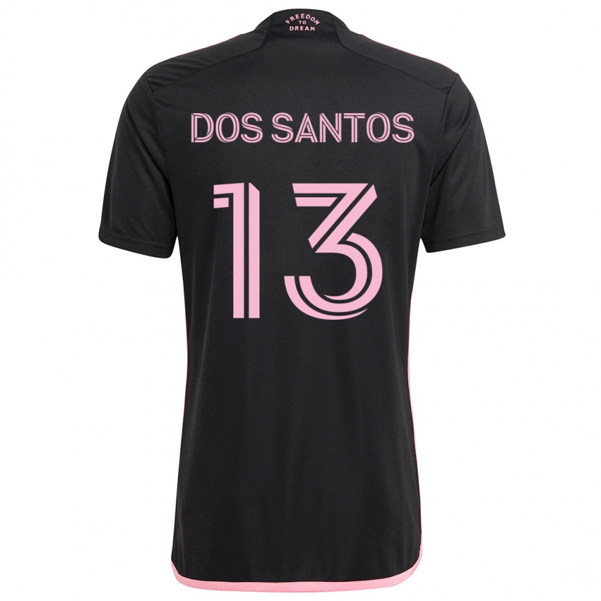 Criança Camisola Cj Dos Santos #13 Preto Alternativa 2024/25 Camisa