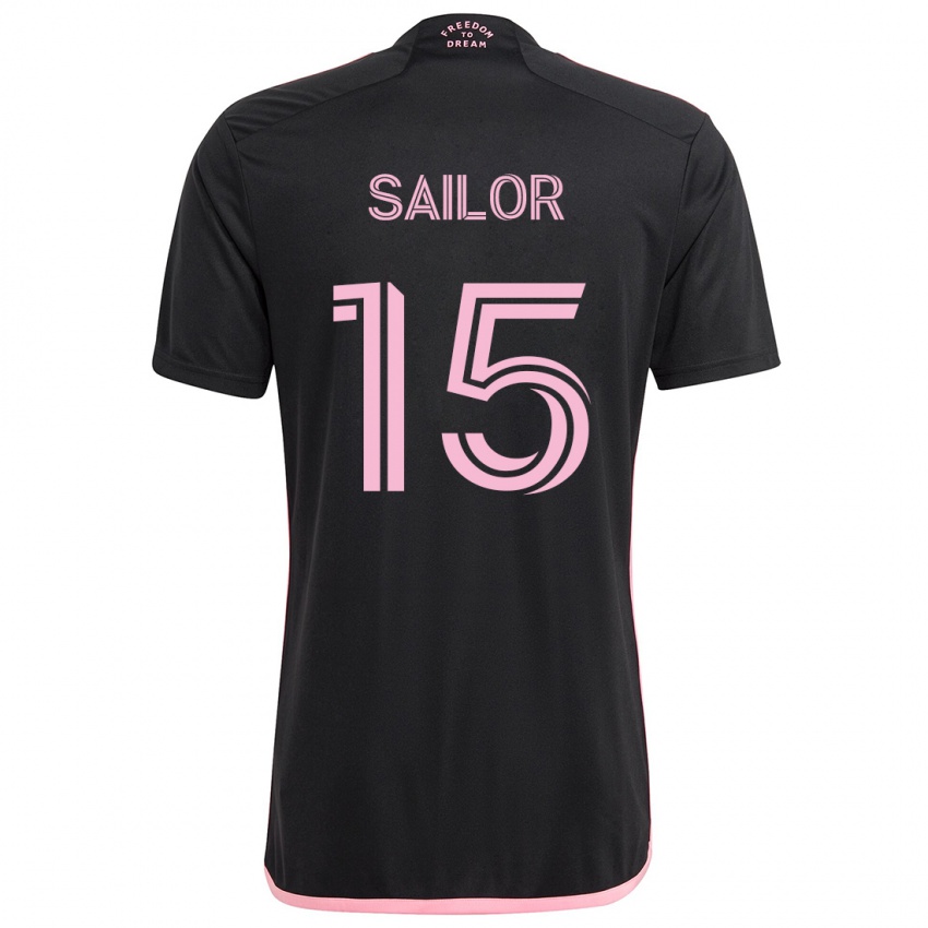 Criança Camisola Ryan Sailor #15 Preto Alternativa 2024/25 Camisa