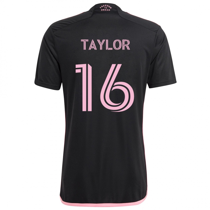 Criança Camisola Robert Taylor #16 Preto Alternativa 2024/25 Camisa