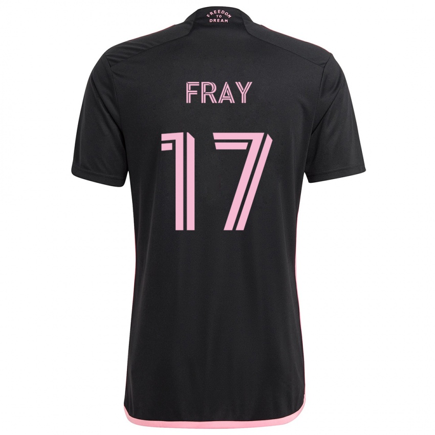 Criança Camisola Ian Fray #17 Preto Alternativa 2024/25 Camisa