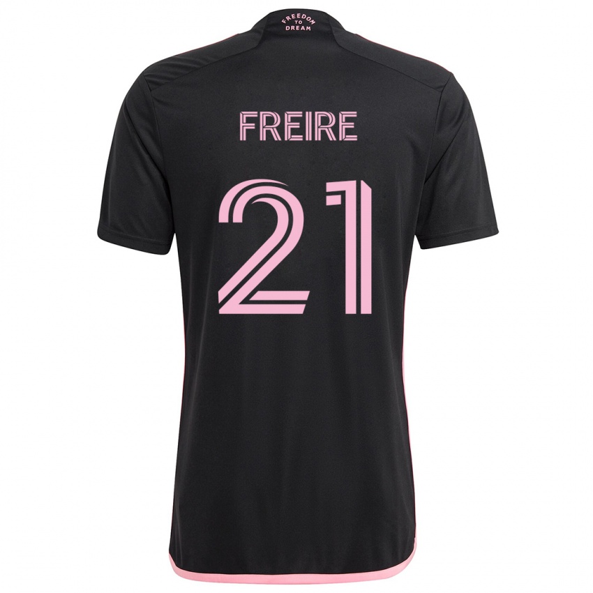 Criança Camisola Nicolas Freire #21 Preto Alternativa 2024/25 Camisa