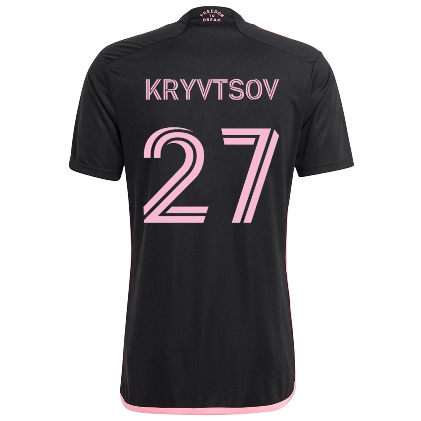 Criança Camisola Sergiy Kryvtsov #27 Preto Alternativa 2024/25 Camisa