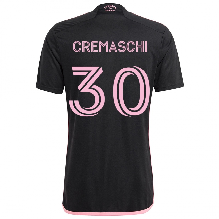 Criança Camisola Benja Cremaschi #30 Preto Alternativa 2024/25 Camisa