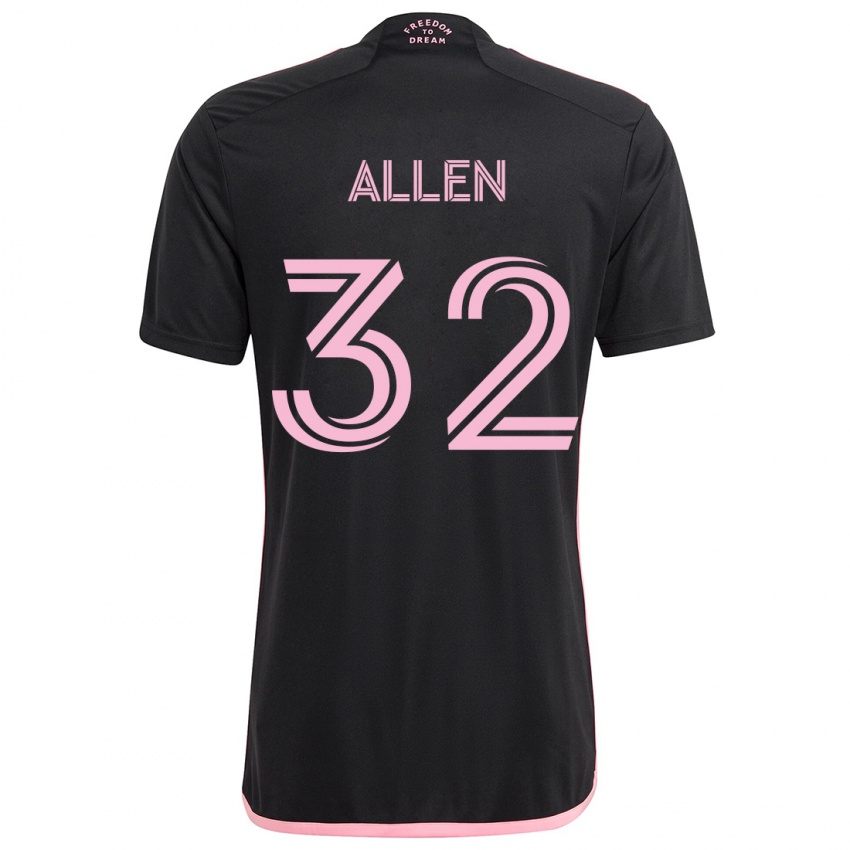 Criança Camisola Noah Allen #32 Preto Alternativa 2024/25 Camisa