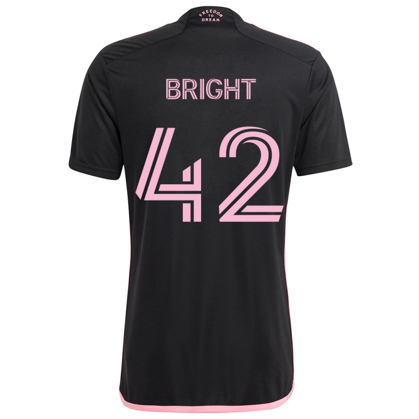 Criança Camisola Yannick Bright #42 Preto Alternativa 2024/25 Camisa