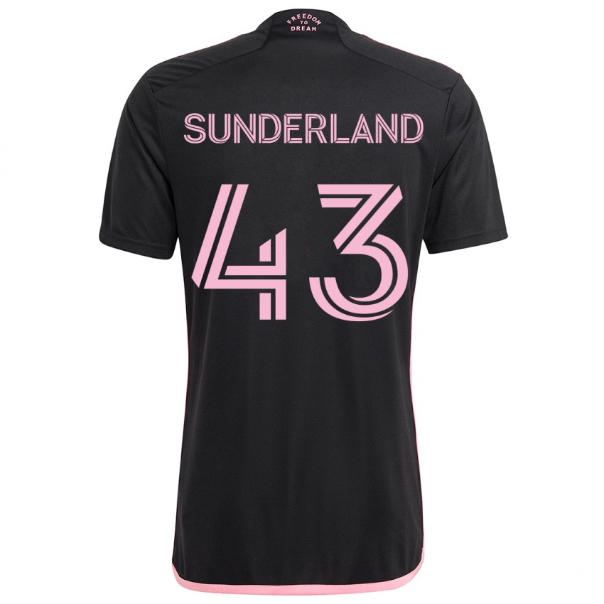 Criança Camisola Lawson Sunderland #43 Preto Alternativa 2024/25 Camisa