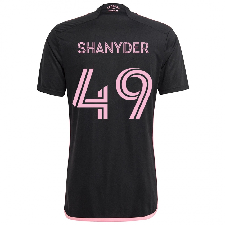 Criança Camisola Shanyder Borgelin #49 Preto Alternativa 2024/25 Camisa