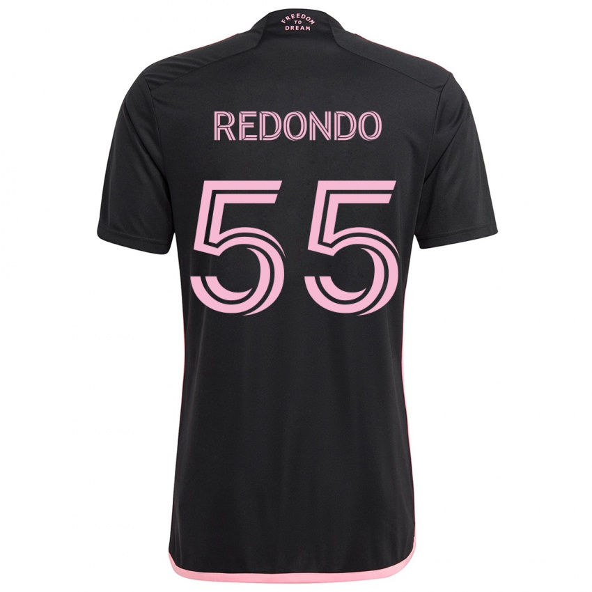 Criança Camisola Federico Redondo #55 Preto Alternativa 2024/25 Camisa