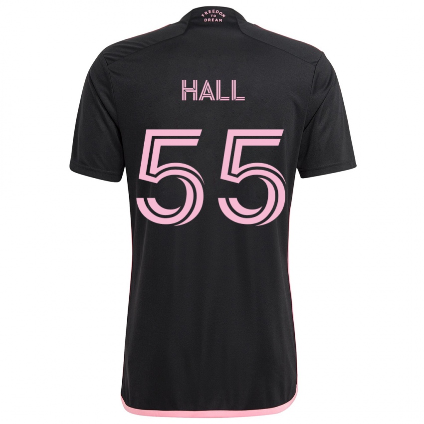 Criança Camisola Tyler Hall #55 Preto Alternativa 2024/25 Camisa