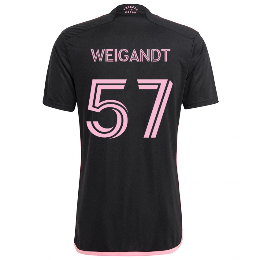 Criança Camisola Marcelo Weigandt #57 Preto Alternativa 2024/25 Camisa