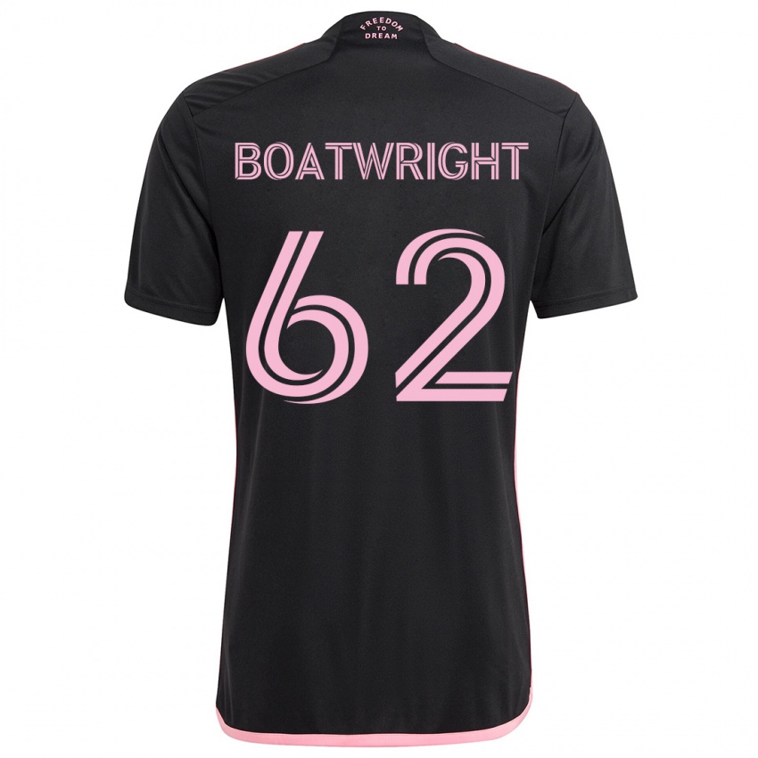 Criança Camisola Israel Boatwright #62 Preto Alternativa 2024/25 Camisa