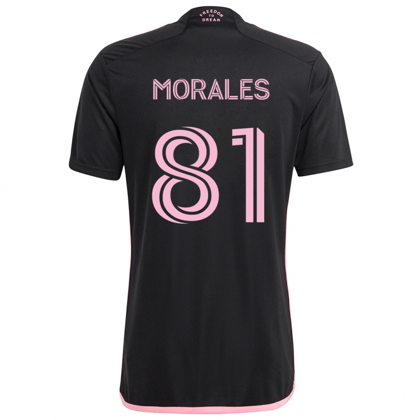 Criança Camisola Santiago Morales #81 Preto Alternativa 2024/25 Camisa