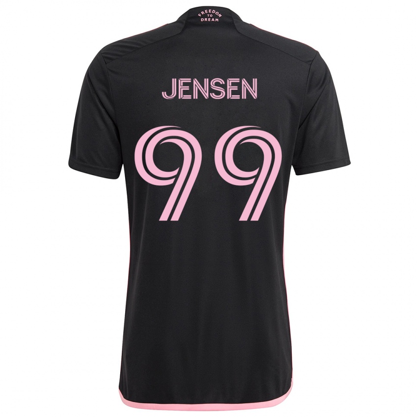 Criança Camisola Cole Jensen #99 Preto Alternativa 2024/25 Camisa