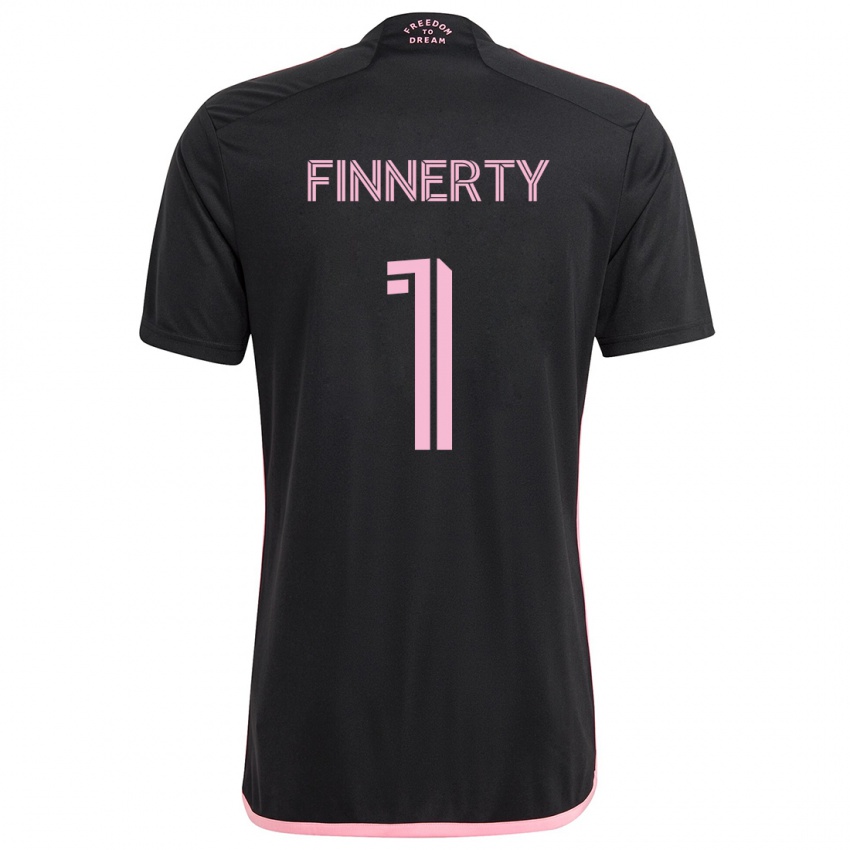 Criança Camisola Owen Finnerty #1 Preto Alternativa 2024/25 Camisa