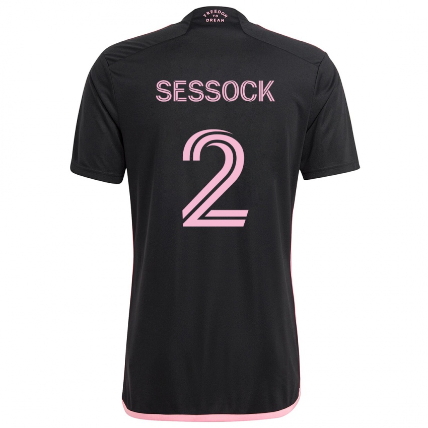 Criança Camisola Nykolas Sessock #2 Preto Alternativa 2024/25 Camisa