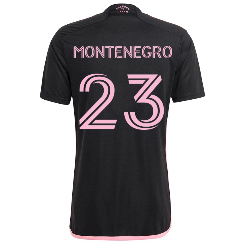 Criança Camisola Ricardo Montenegro #23 Preto Alternativa 2024/25 Camisa