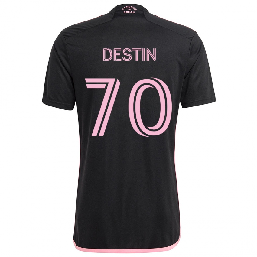 Criança Camisola Bryan Destin #70 Preto Alternativa 2024/25 Camisa