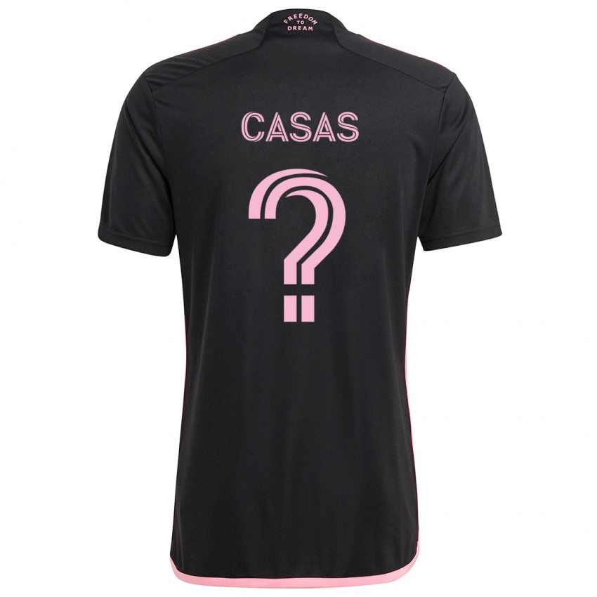 Criança Camisola André Casas #0 Preto Alternativa 2024/25 Camisa