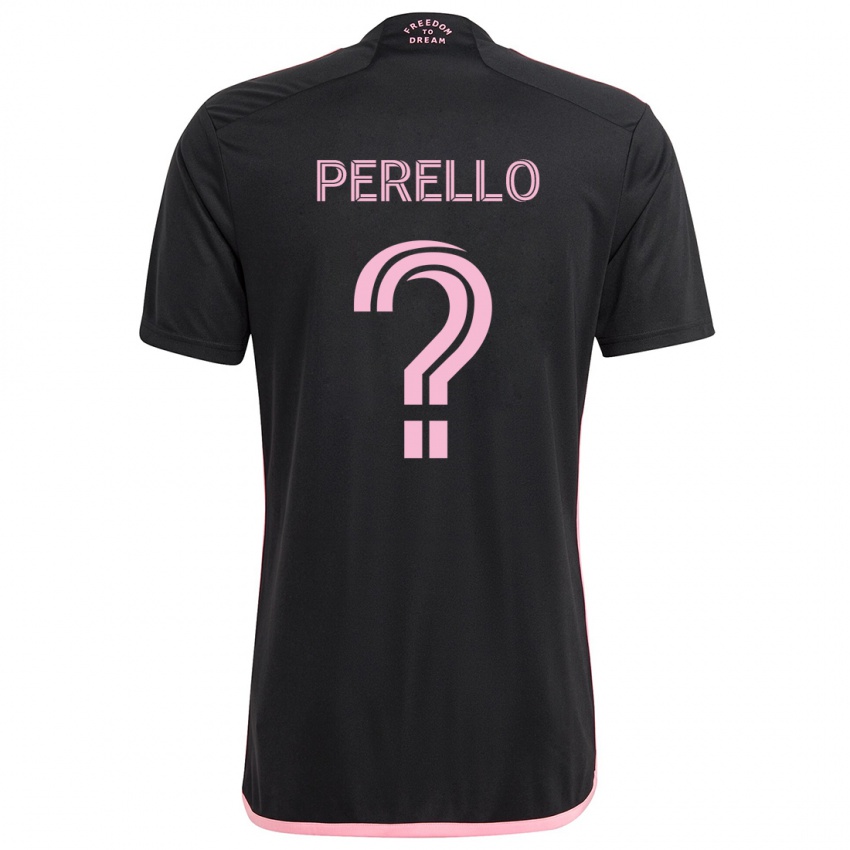 Criança Camisola Sergio Perello #0 Preto Alternativa 2024/25 Camisa