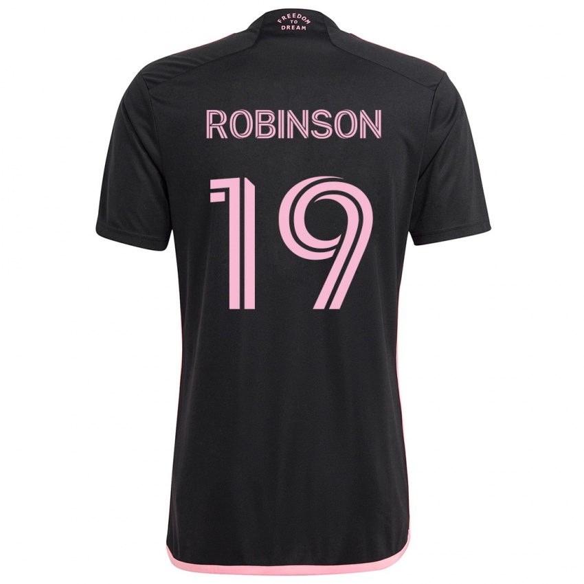 Criança Camisola Robbie Robinson #19 Preto Alternativa 2024/25 Camisa