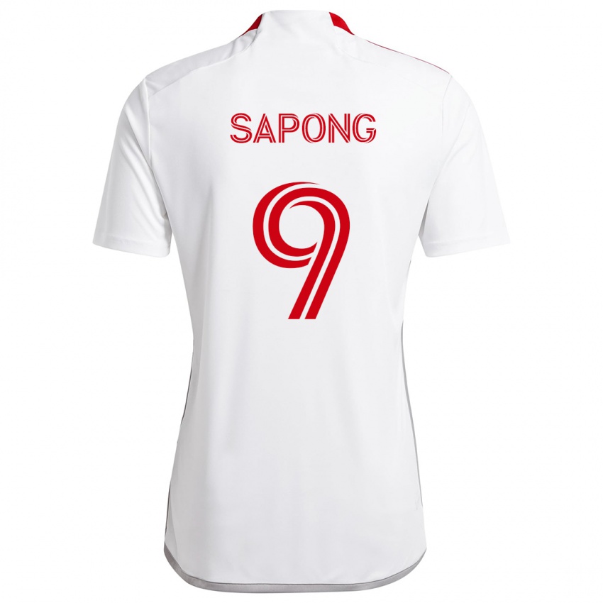 Criança Camisola C.j. Sapong #9 Branco Vermelho Alternativa 2024/25 Camisa