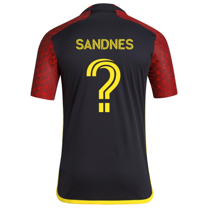 Criança Camisola Gallatin Sandnes #0 Vermelho Preto Alternativa 2024/25 Camisa