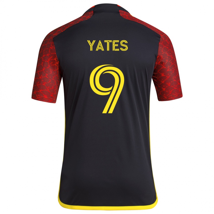 Criança Camisola Summer Yates #9 Vermelho Preto Alternativa 2024/25 Camisa