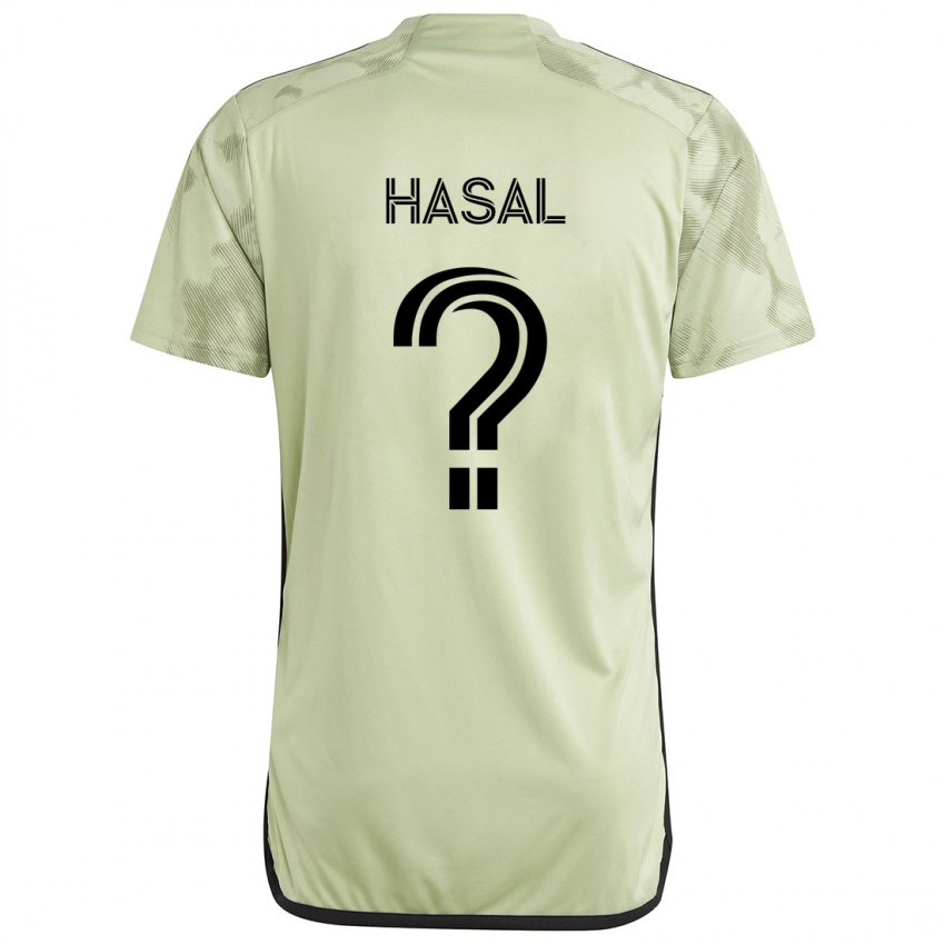 Criança Camisola Thomas Hasal #0 Luz Verde Alternativa 2024/25 Camisa