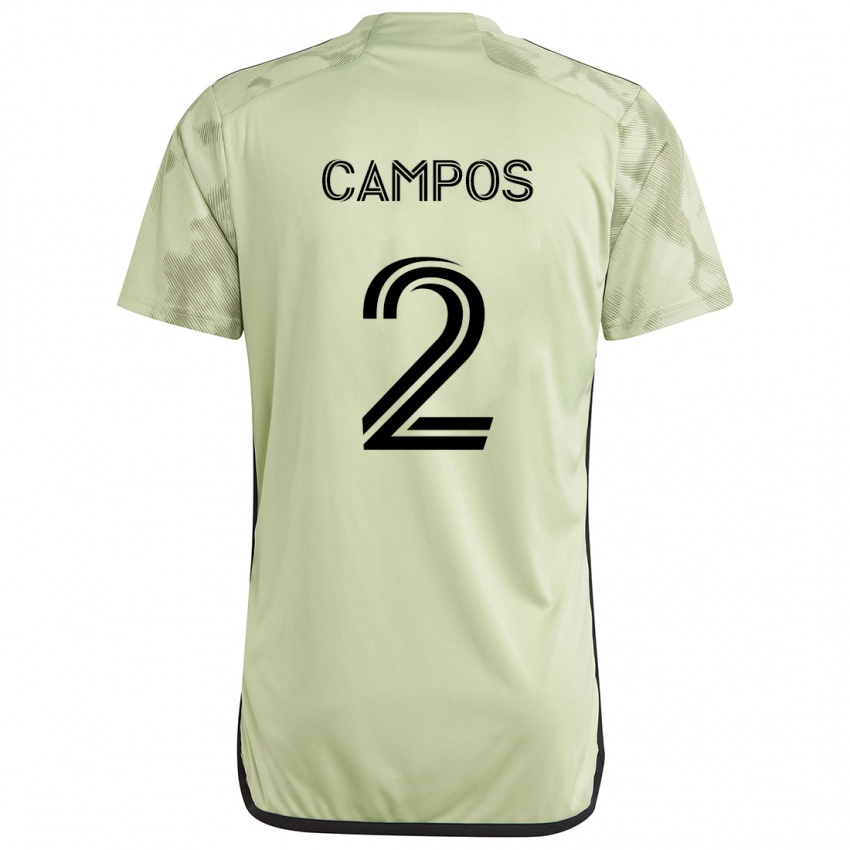 Criança Camisola Omar Campos #2 Luz Verde Alternativa 2024/25 Camisa