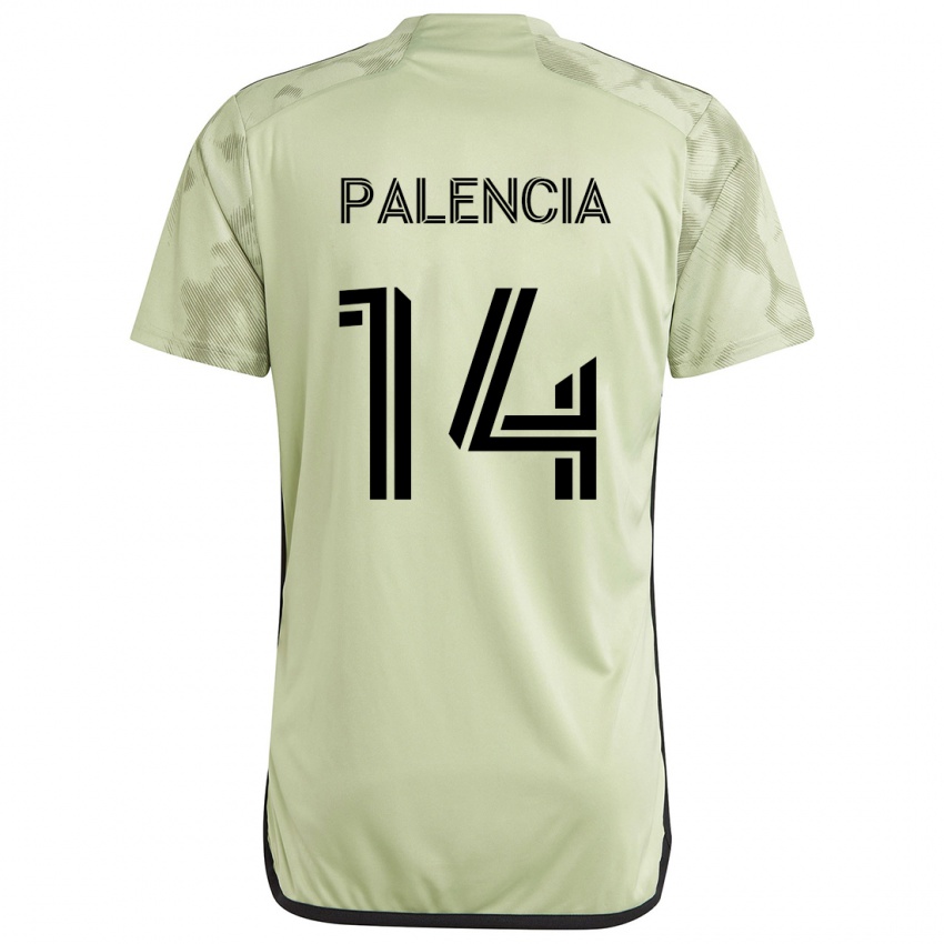 Criança Camisola Sergi Palencia #14 Luz Verde Alternativa 2024/25 Camisa