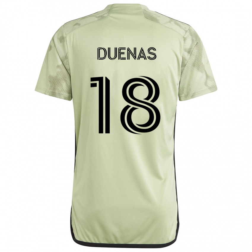 Criança Camisola Érik Dueñas #18 Luz Verde Alternativa 2024/25 Camisa