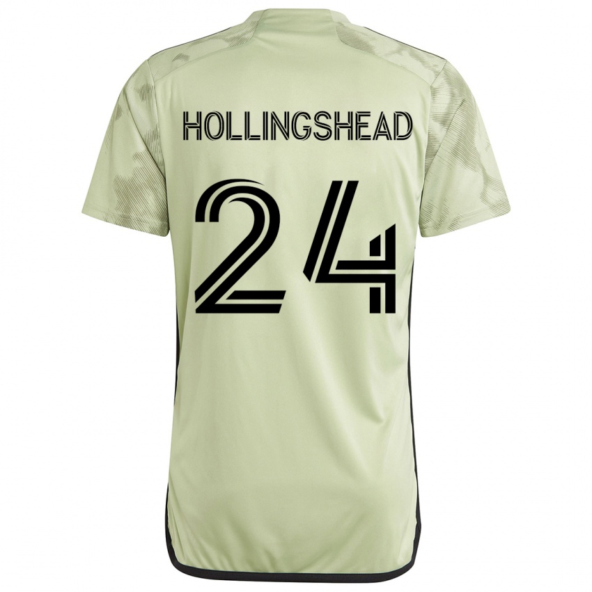 Criança Camisola Ryan Hollingshead #24 Luz Verde Alternativa 2024/25 Camisa