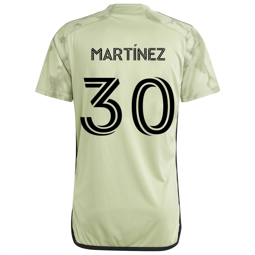 Criança Camisola David Martínez #30 Luz Verde Alternativa 2024/25 Camisa