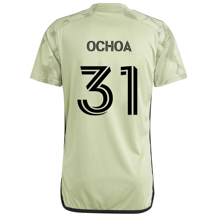 Criança Camisola David Ochoa #31 Luz Verde Alternativa 2024/25 Camisa