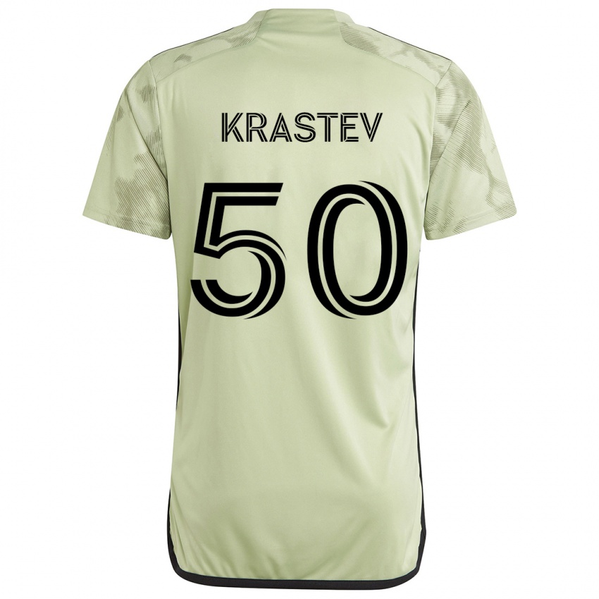 Criança Camisola Filip Krastev #50 Luz Verde Alternativa 2024/25 Camisa