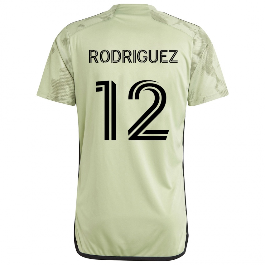 Criança Camisola Jeremi Rodríguez #12 Luz Verde Alternativa 2024/25 Camisa