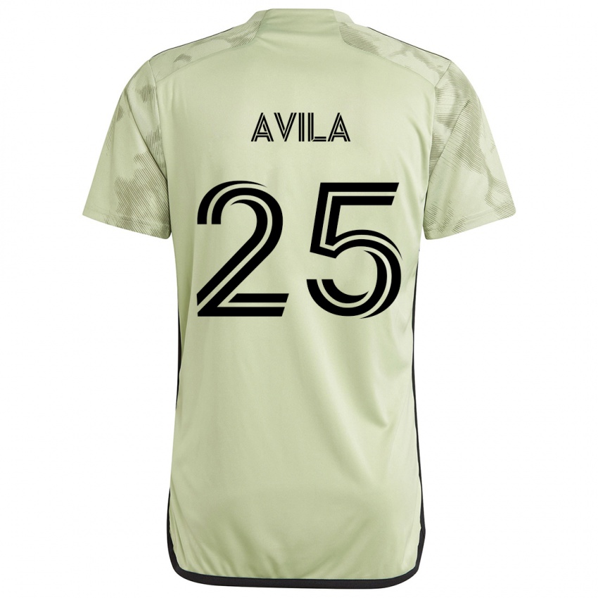 Criança Camisola Armando Avila #25 Luz Verde Alternativa 2024/25 Camisa