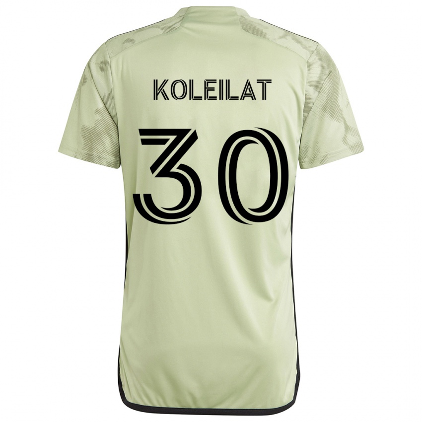 Criança Camisola Jassem Koleilat #30 Luz Verde Alternativa 2024/25 Camisa