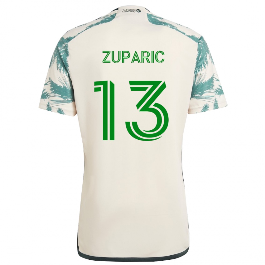 Criança Camisola Dario Zuparic #13 Bege Castanho Alternativa 2024/25 Camisa